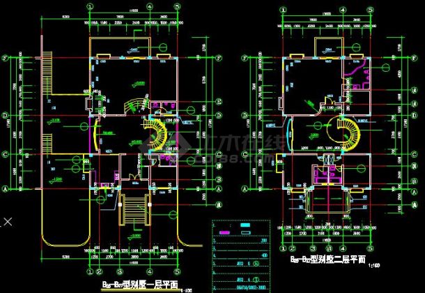 非常详细的一套别墅建筑施工图 （全套）-图二