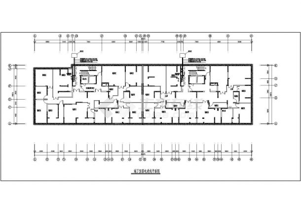 某地二十层商住楼电气设计施工图纸-图二