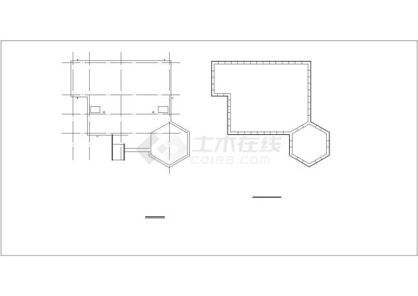 某生态公厕建筑详细全套施工图-图一