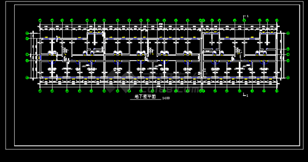 小区住宅楼全套建筑施工CAD设计图纸-图二