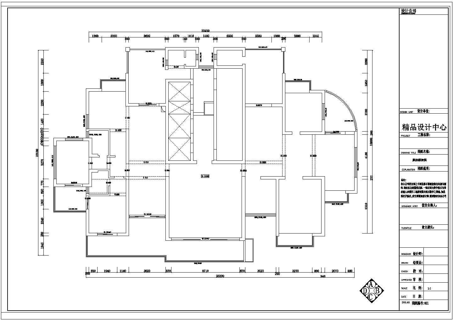 某400平米欧式别墅装修设计施工图