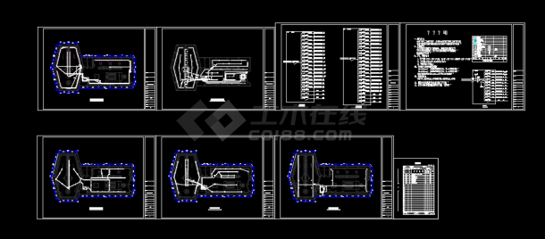 某地区展厅二次配电系统设计CAD施工图纸-图一