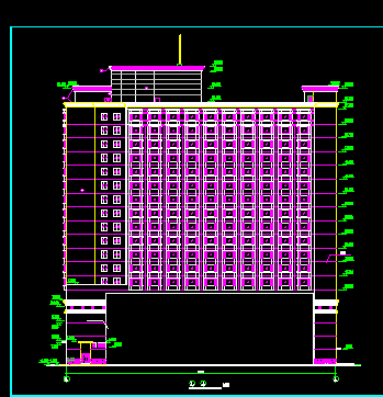 高层酒店建施设计方案全套CAD详图-图二