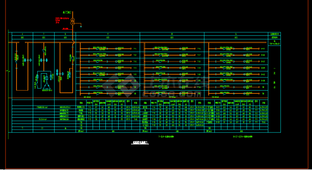 18层全套详细电气设计施工CAD图-图二
