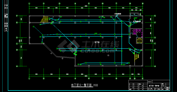 带地下室电气商场强弱电全套详细电气设计施工CAD图-图二