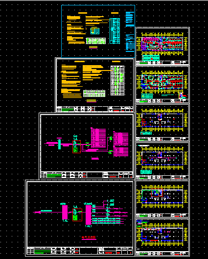 超市水电全套详细电气设计施工CAD图_图1