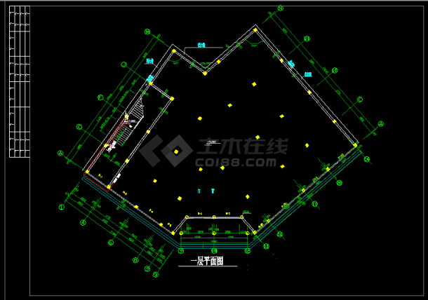 六层商住楼全套详细电气设计施工CAD图纸-图二