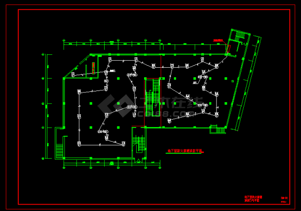商场全套详细电气设计施工CAD图-图二
