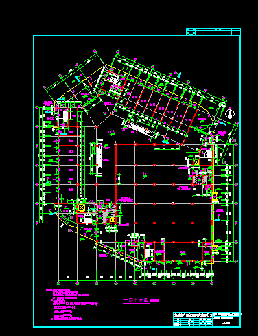 商场全套详细电气设计与施工CAD图-图二