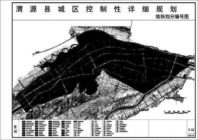 渭河北路县城城区详细规划图_图1