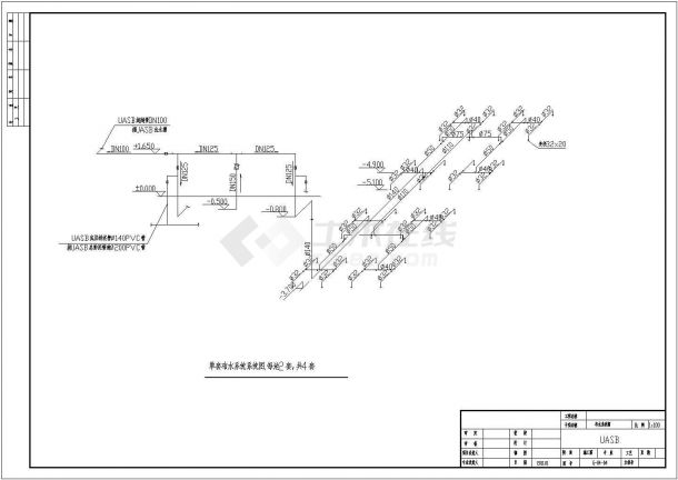 UASB单体工艺设计图纸（含三相分离器详图等）-图二