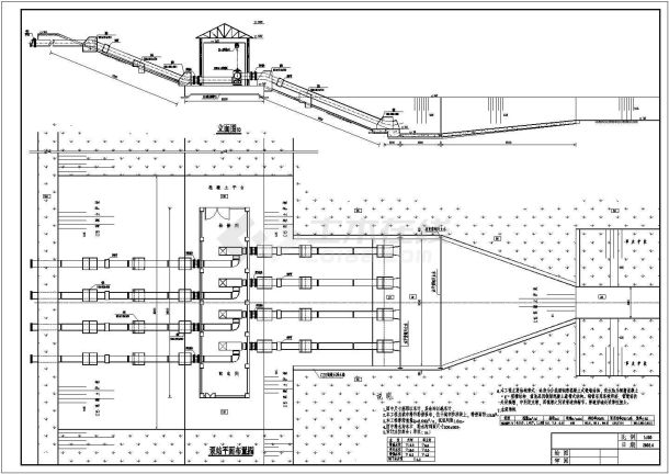 某城市排涝排水泵站工艺专业设计图纸-图二