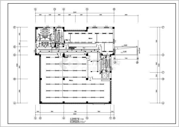 某地经典敞开式5层办公楼电气设计施工图纸-图二
