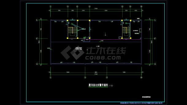 卫生院电气施工详细设计cad图纸-图一