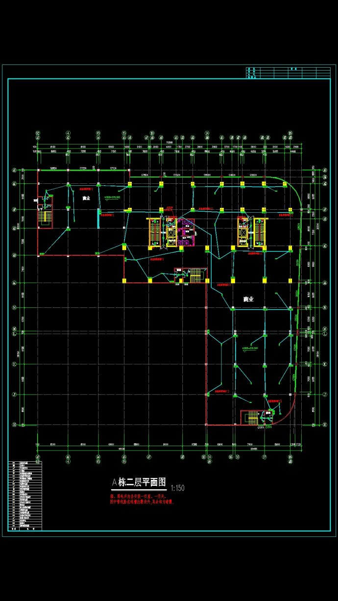 某三层住宅电气详细cad施工图纸_图1