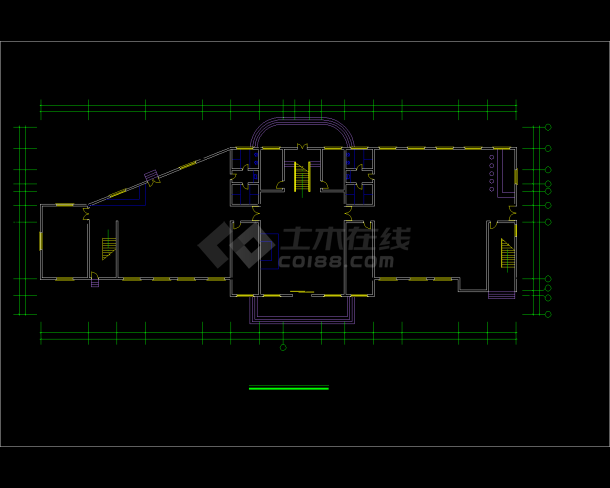 渡假村综合楼欧式建筑方案（共5张）-图二