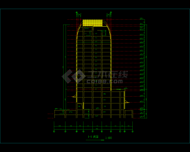 高级写字楼建筑设计CAD图（共16张）-图二