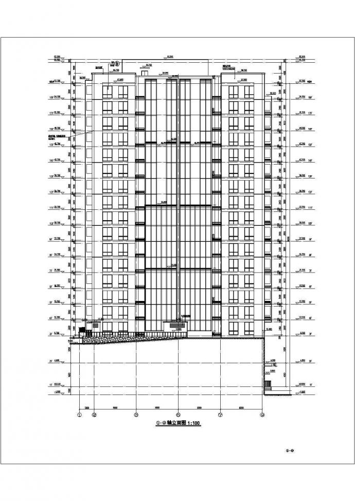 某地18层框剪建构老年公寓建筑方案图_图1