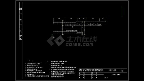 某中学教学楼电气详细cad施工图纸-图二