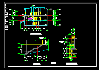 某地高档别墅T型建筑的完整CAD施工图-图二
