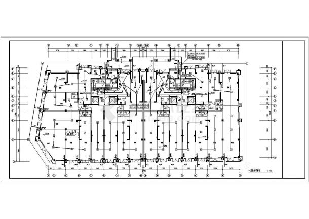 某地区的一类高层电气设计全套施工图纸-图二