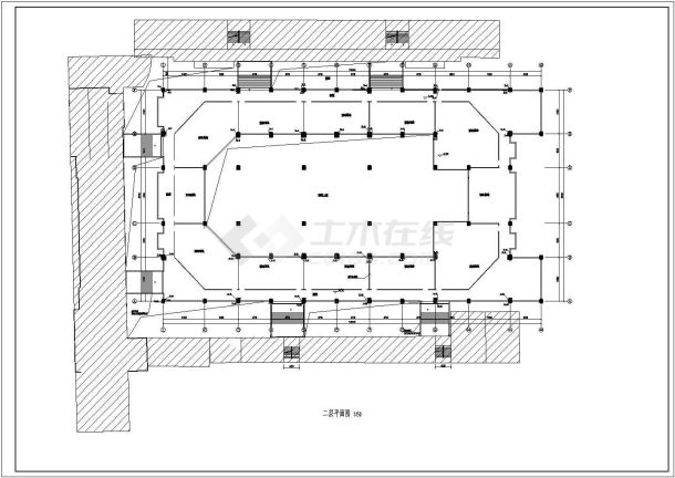 某地两层框架结构学校操场扩建工程给排水施工图-图二