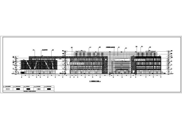 某公司五层框架结构科研楼建筑设计施工图-图一