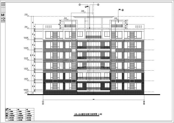 某地区6层框剪结构住宅建筑方案图-图二