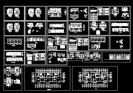 某市多层别墅户型建筑施工图纸（全套）_图1