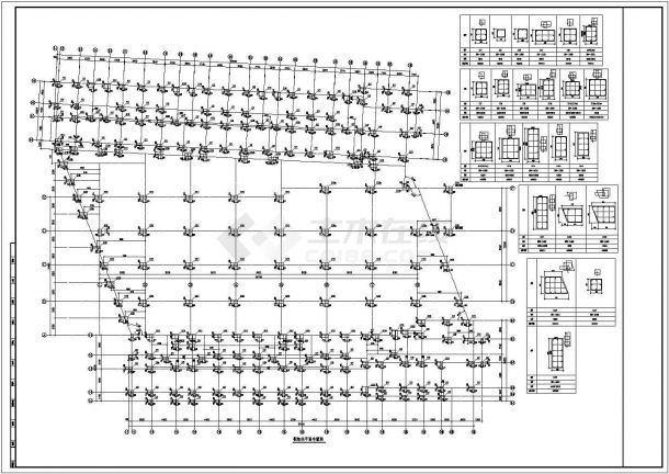 北方某六层框架结构住宅带地下室独立基础全套结构施工图-图二