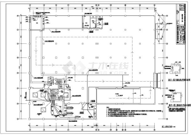 某地一类高层综合楼电气设计施工图纸-图二