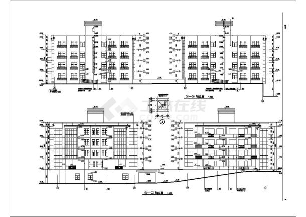 新疆某4层框剪结构花园洋房建筑施工图-图一