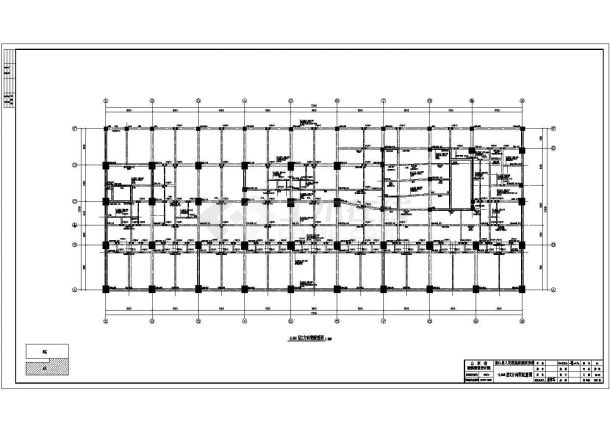 苍山县22层地下一层框剪结构病房楼结构施工图-图一