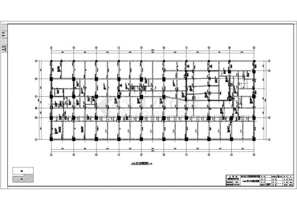 苍山县22层地下一层框剪结构病房楼结构施工图-图二