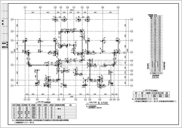 某地区33层纯剪力墙建筑7度区结构图纸-图二