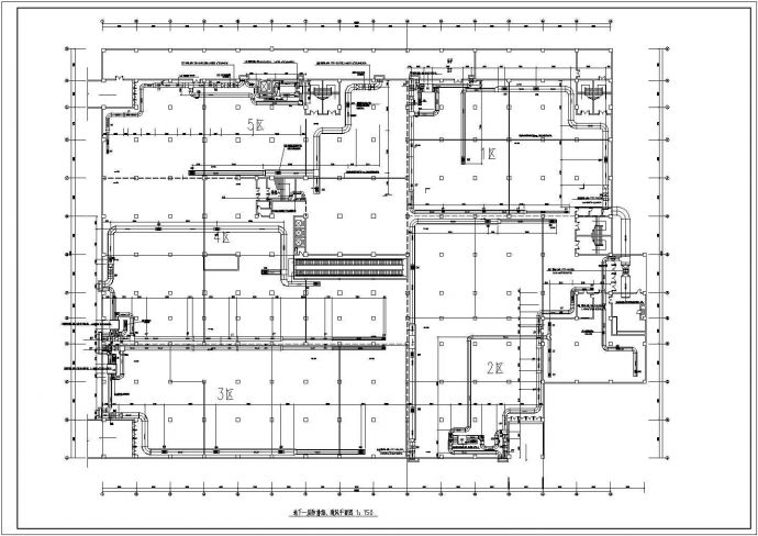 带地下商场的商业综合楼防排烟设计图纸_图1