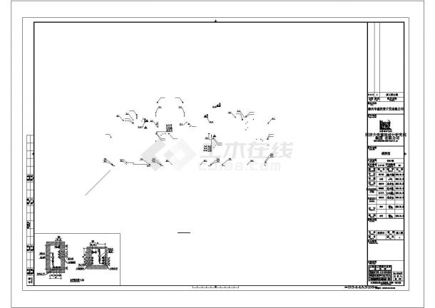 盛雅园住宅楼给排水施工CAD-图二