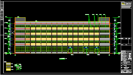 9747.9平米五层框架厂房工程量计算书（含钢筋工程量计算及图纸）-图二