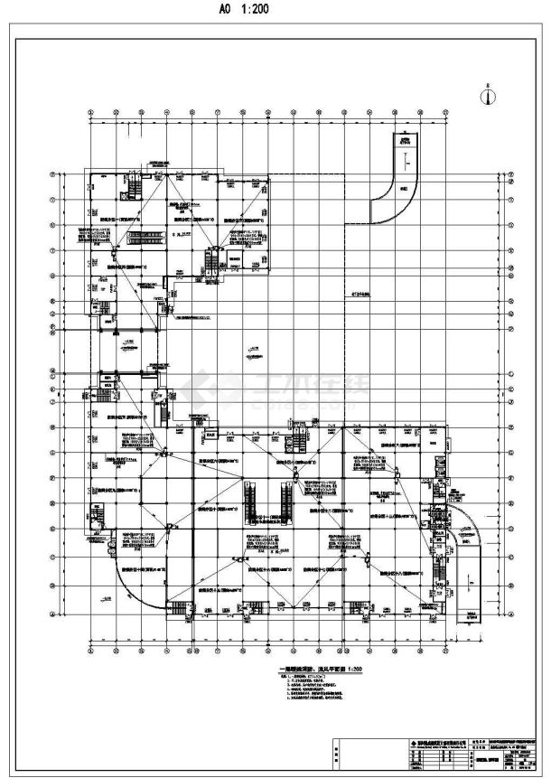 苏州市工业用房防排烟通风设计图纸-图二