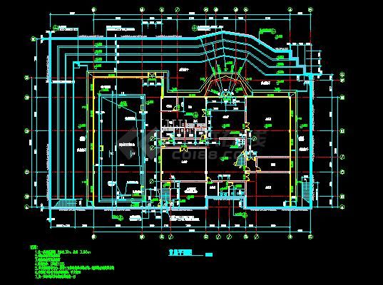 某地区大型休闲别墅建筑结构施工图（含设计说明）-图二