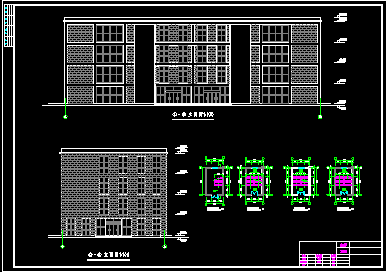 某4层商场全套设计(5000平，含计算书、施工组织设计、建筑图。结构图)-图二
