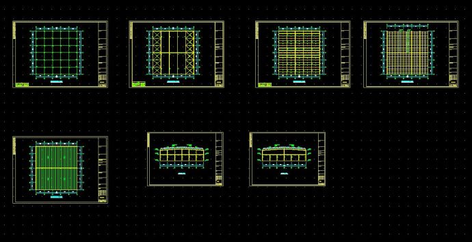 某地区南昌某公司钢结构工程设计CAD图纸_图1