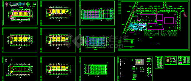 集美大学教学楼建筑CAD施工设计全套图纸-图一