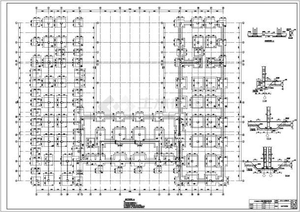 太原市8度区框架带地下室全套结构施工图-图一