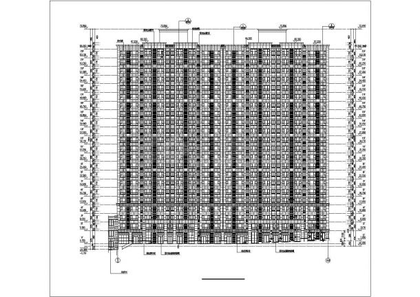 某小区22层剪力墙商住楼建筑设计方案-图二