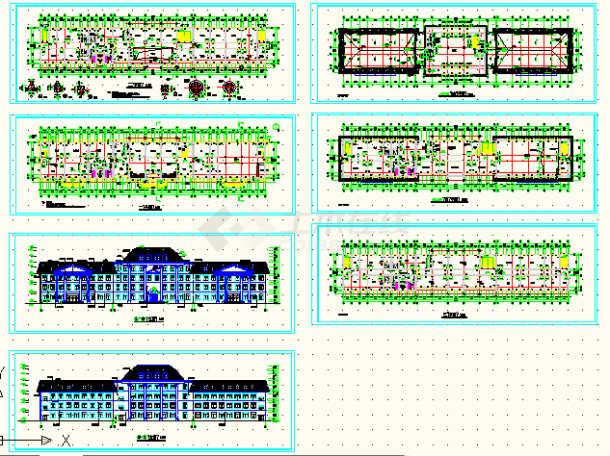 某地区多层办公楼建筑工程施工详图-图一