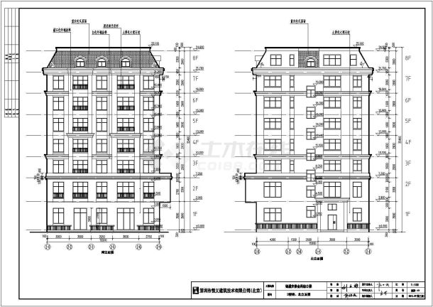 某地区19层住宅楼建筑设计方案图-图一