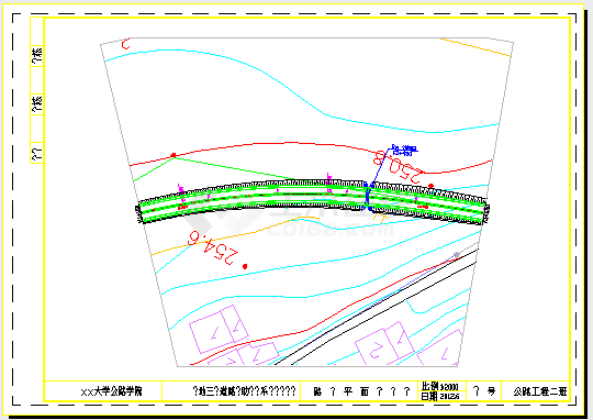 总长度5128m双向四车道高速公路毕业设计（计算书、CAD图）方案-图二