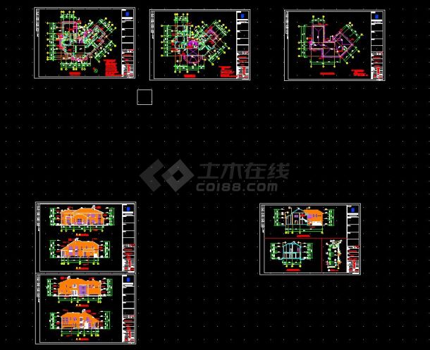 福州融侨别墅2#楼王规划及建筑设计方案CAD图纸-图一