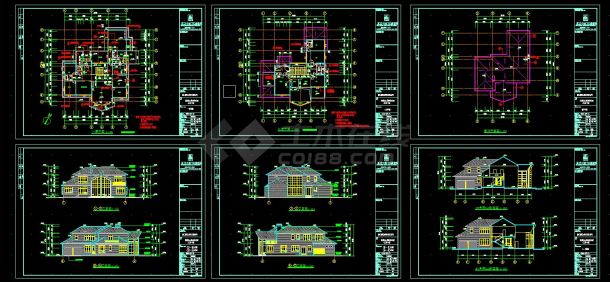 福州融侨别墅5#楼王规划及建筑设计方案CAD图纸-图一